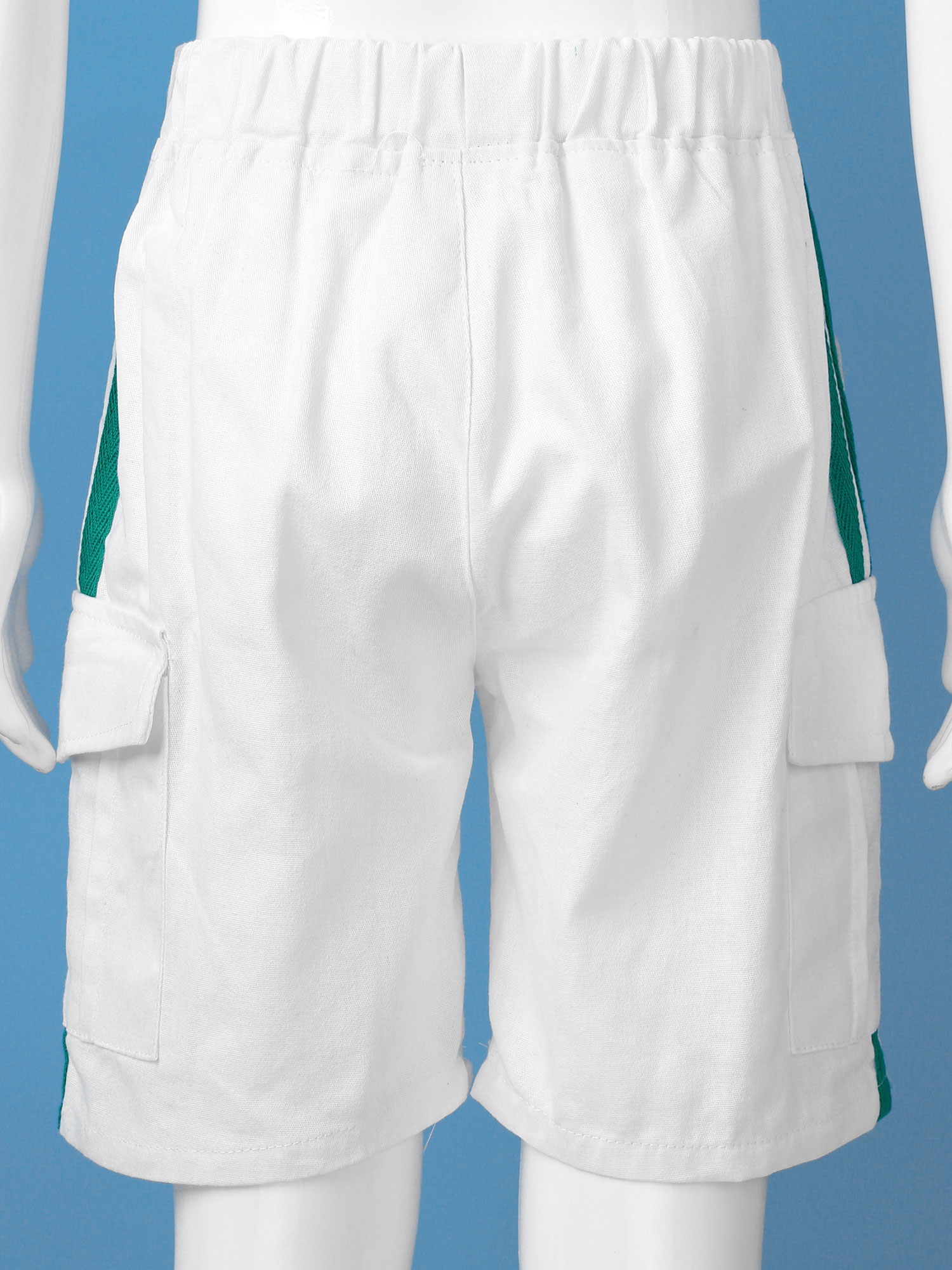 Pantaloncini da bambino Casual tinta unita pantaloni elastici in vita da ragazzo pantaloni estivi al polpaccio pantaloni per bambini pantaloni morbidi vestiti quotidiani per bambini