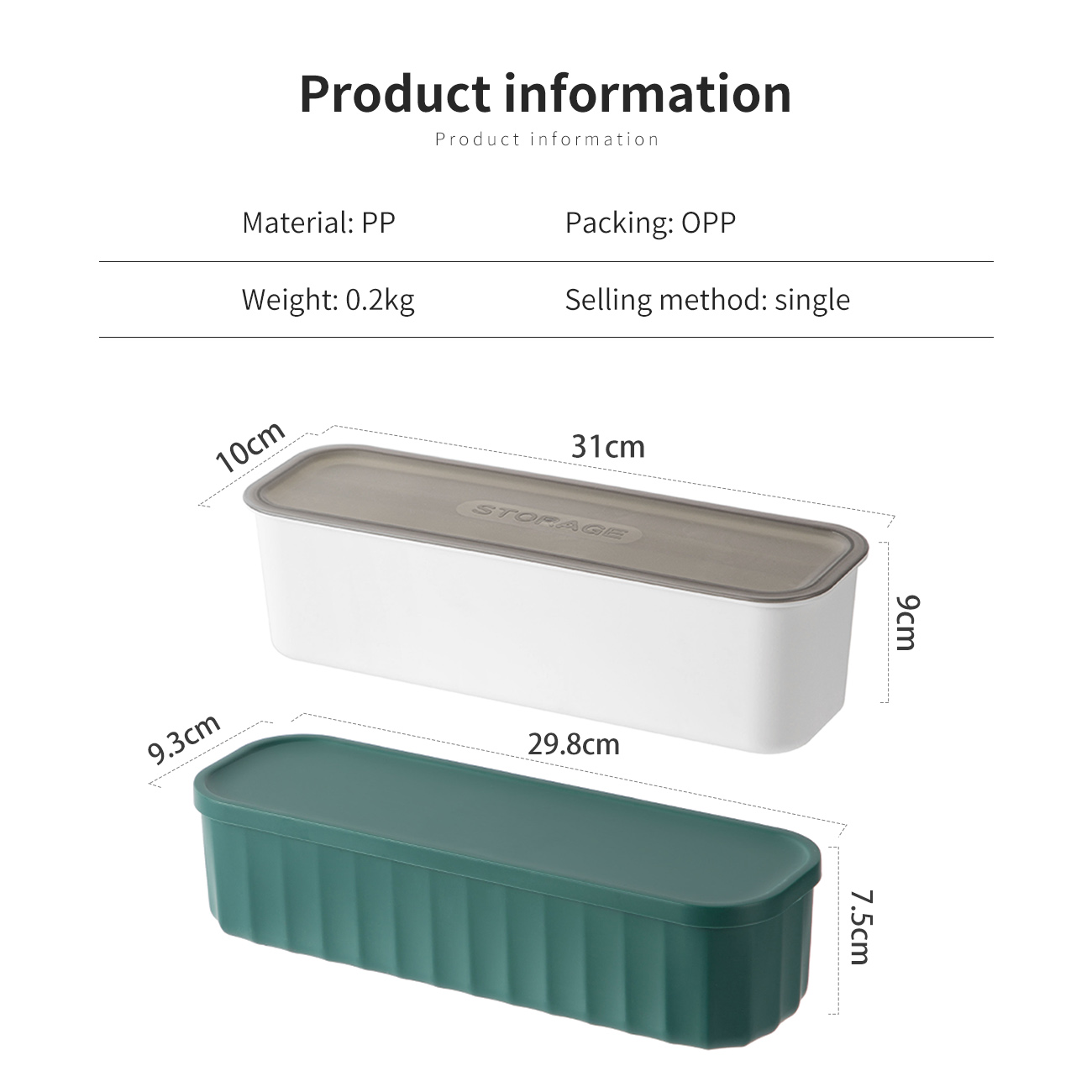 Boîte de rangement en plastique pour chaussettes, Type tiroir ménager, compartiment pour sous-vêtements, avec couvercle, boîte de tri de vêtements
