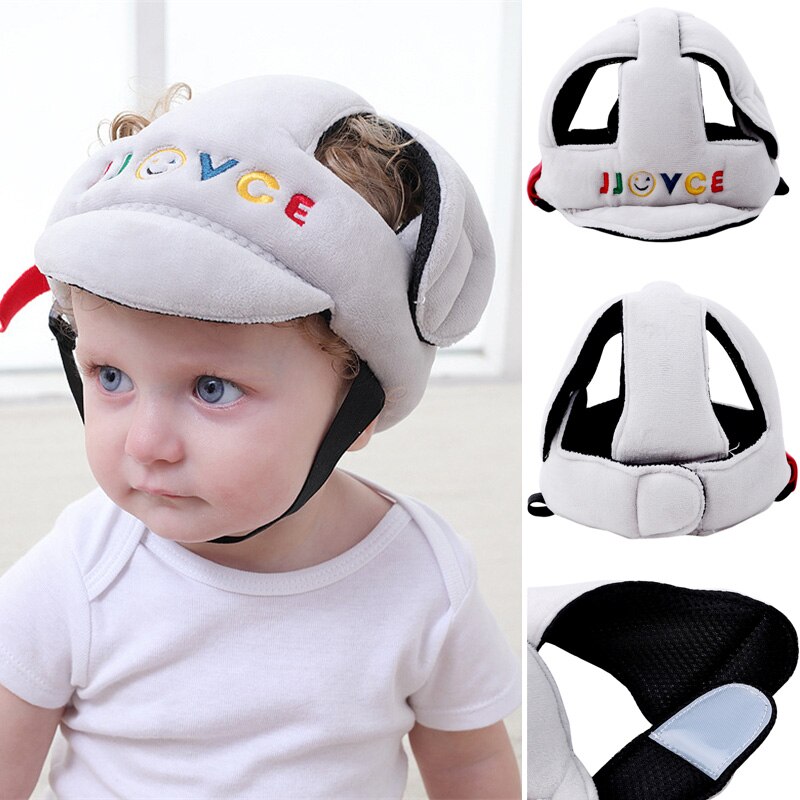Casque Anti Bruit Bebe LONTG Bébé Casque De Protection Ant-chute En Coton Respirant Casque De Sécurité Réglable Domestique Chapeau Anti-Collision Protecteur De Tête Infantile Pour Garçon Fille 6 Mois-5 Ans Casque Bebe