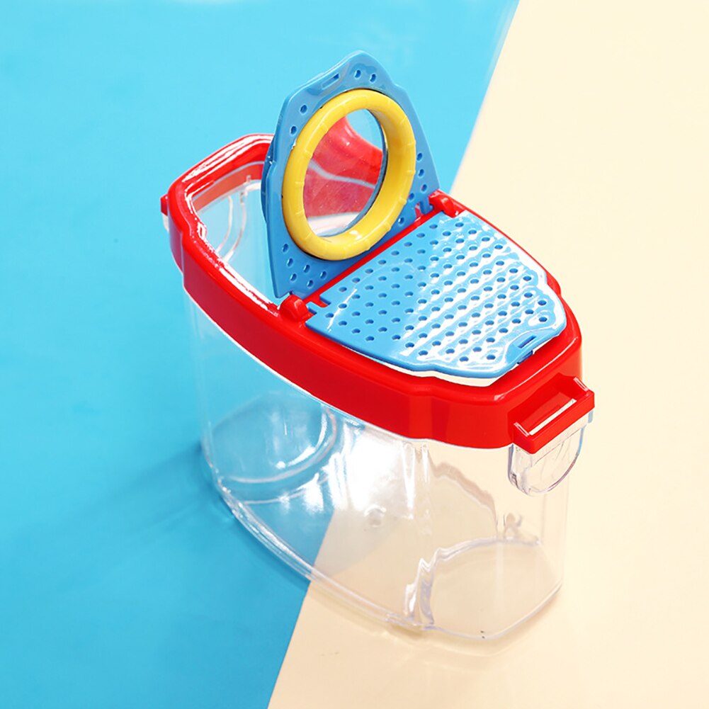 Portable 4.5X HD Magnifier Bug Insect Viewer with Tweezers Kids Observation Toy Spider Educational Toy