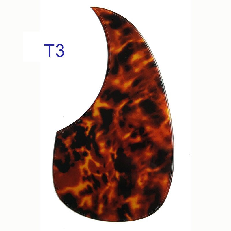 Pleroo Custom Guitar pickgaurd - Great bevelled edge Acoustic Guitar Pickguard Teardrop Shape, Multicolor choice: T3