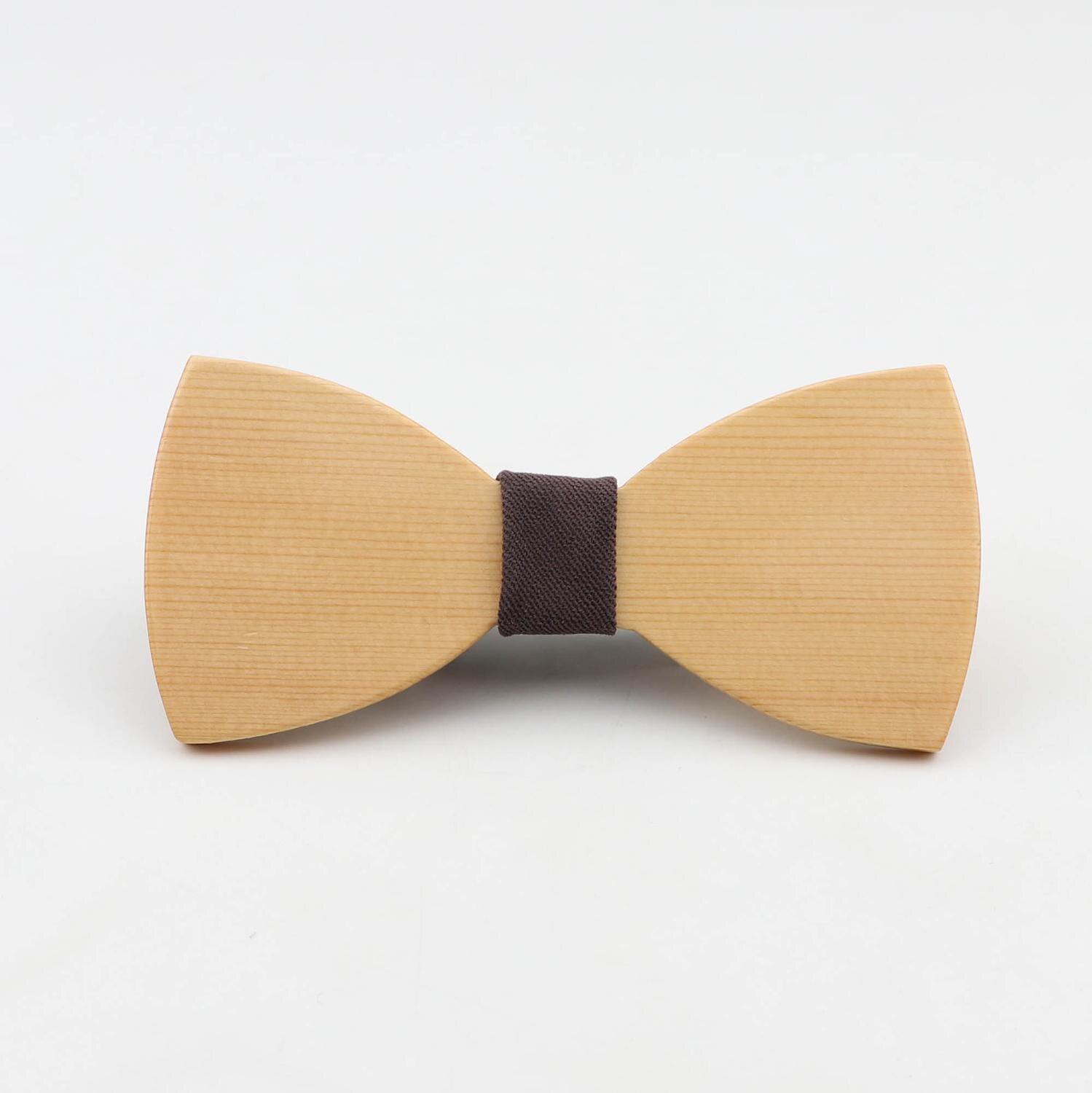Corbatas de corcho hechas a mano de madera 100% para hombre, accesorios únicos para de boda, corbatas de madera entera de Color sólido: 7