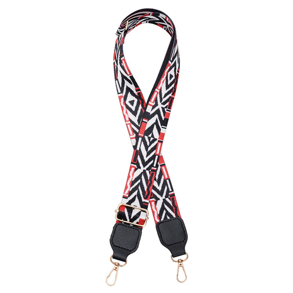 Adjustable Nylon Bag Straps Women Colorful Printing Replacement Wide Strap Shoulder Messenger Handbag Handle Ornaments: L