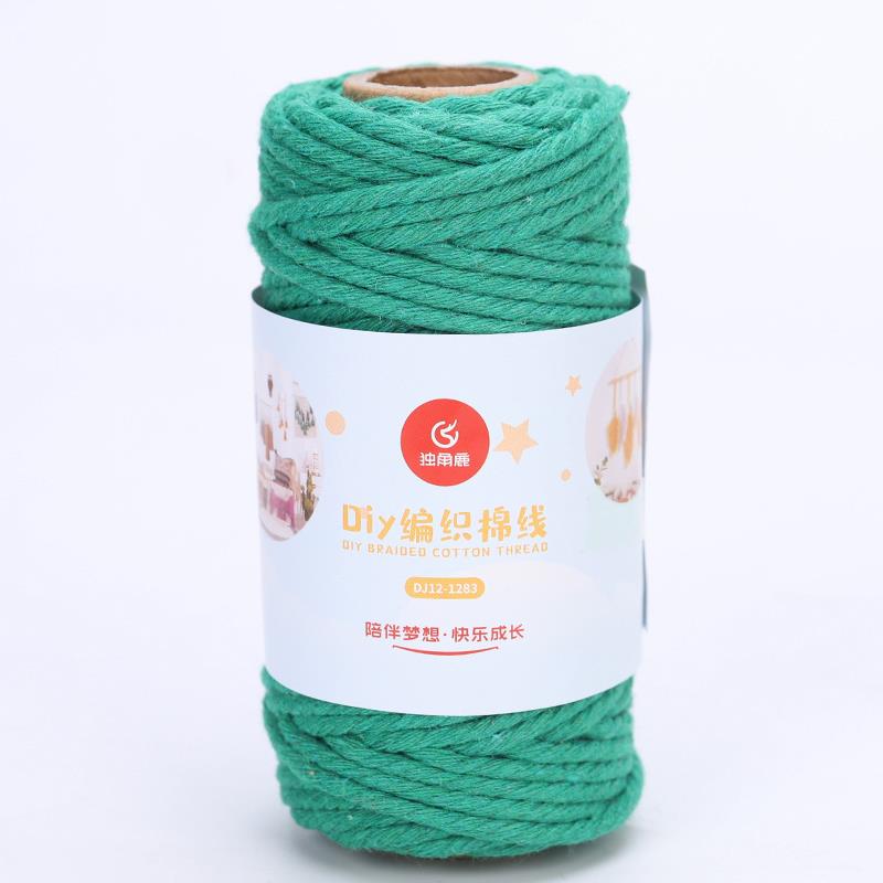 Fil de corde coloré 100% coton torsadé style Boho, 3mm, pour macramé, Parachute, bricolage, artisanat de Scrapbooking à la maison: 11