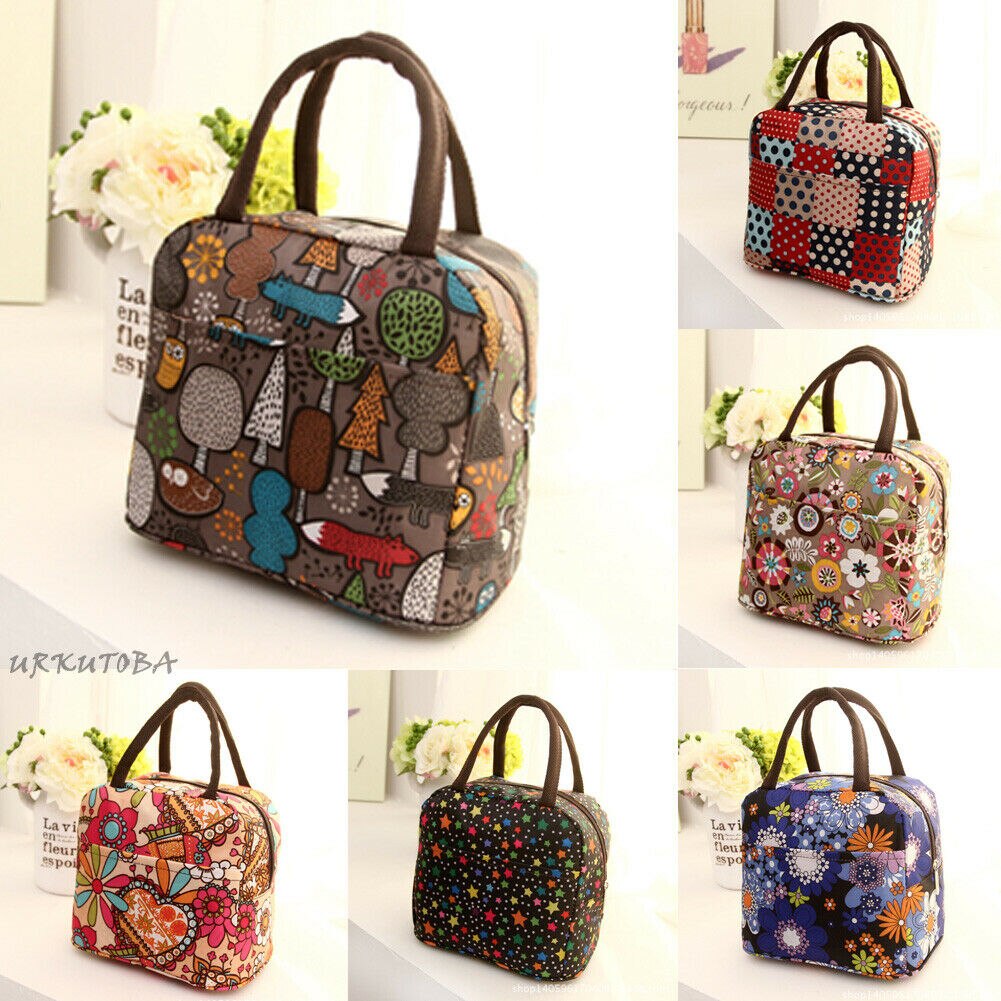 Draagbare Geïsoleerde Thermische Koeler Lunchbox Carry Tote Picknick Case Opbergtas