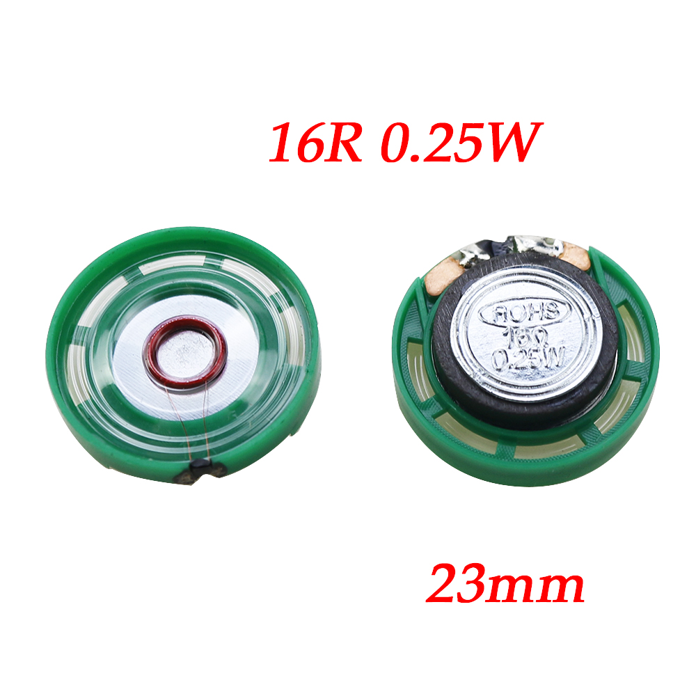1 Uds 16 Ohm 0,25 W 0,5 W 16 Ohm timbre magnético externo altavoz de juguete 16R diámetro 21mm 23mm 27mm 29mm 36mm 40mm: Gris oscuro