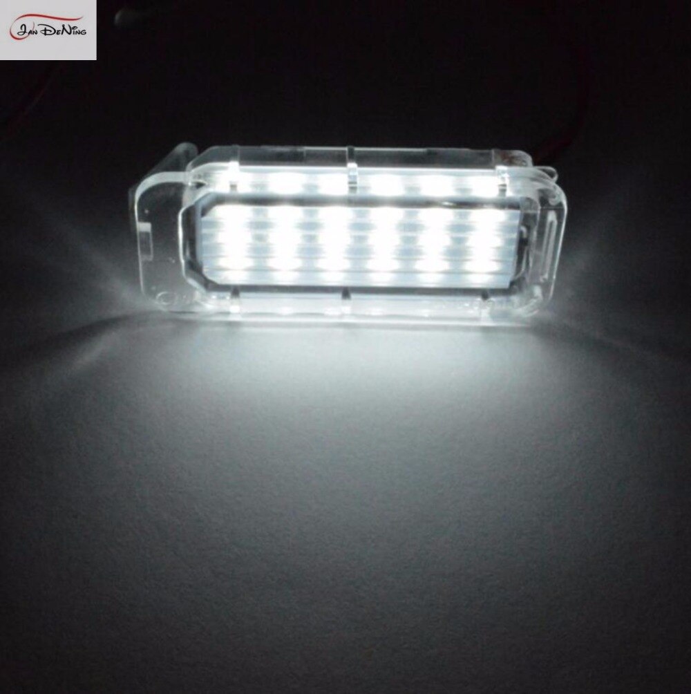 JanDeNing 2 uds. Luces de matrícula LED Free18 para Ford Focus/Mondeo/Fiseta
