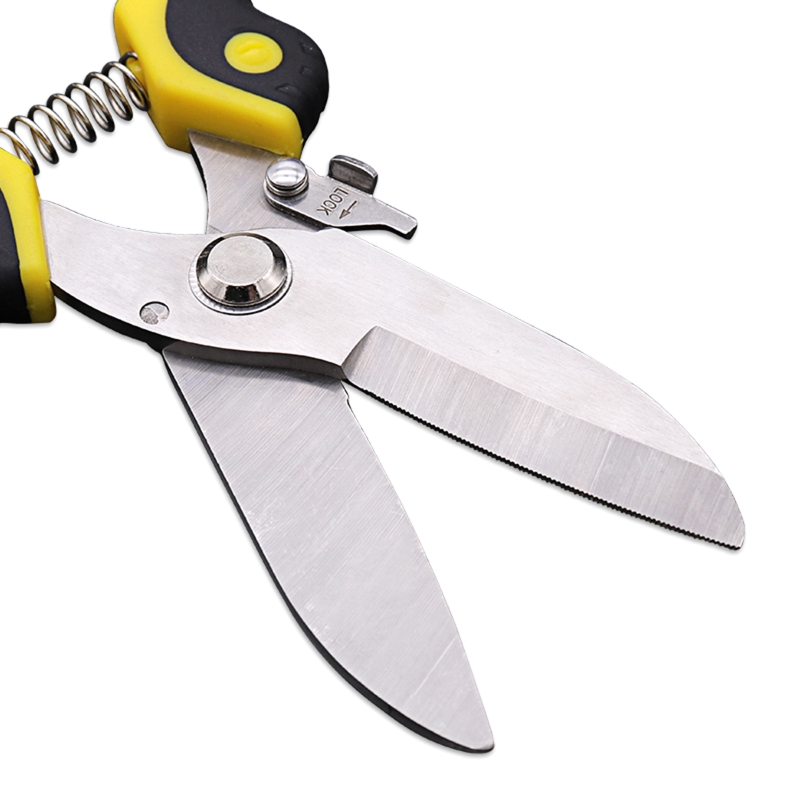 Iron Cutting Scissor Iron Sheet Scissors Heavy Duty Industrial Cutter 4mm Thickness Shear Safe Lock Anti-slip Handle