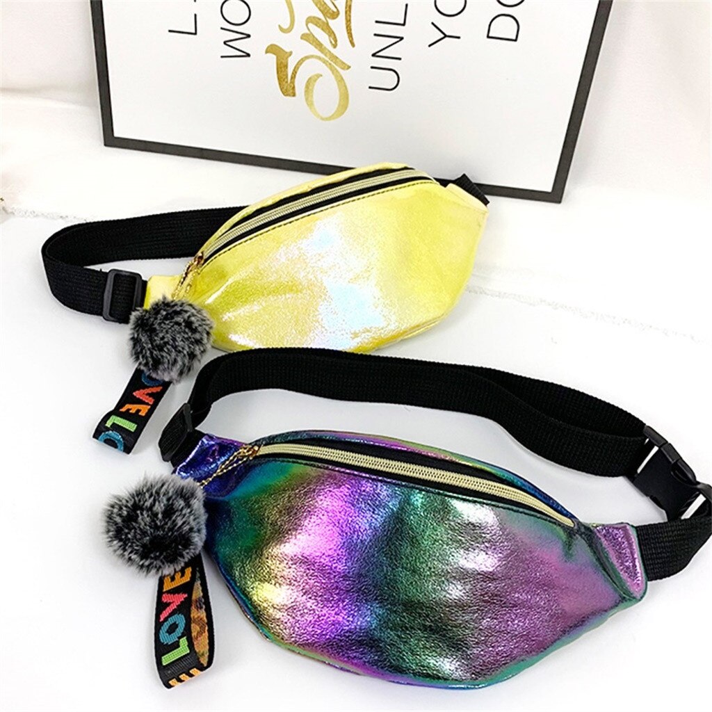 Kæde brystpakke banana taljetaske mærke bæltetaske kvinder taljepakke pu læder brysttaske mavetaske