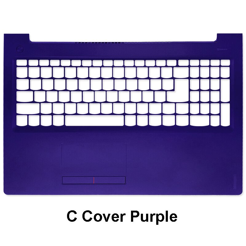 Nowość w lenovo ideapad 310-15 310-15ISK 310-15ABR 510-15 510-15ISK 510-15IKB podpórka na laptopa wielkie etui/dolna obudowa srebrny czarny: C pokrywa purpurowy