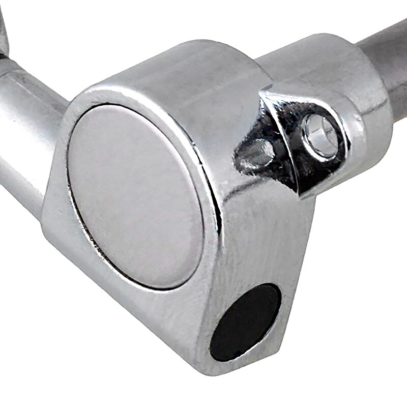 Gitaar Verzegelde Kleine Peg Stemsleutels Tuners Machine Heads Voor Akoestische Elektrische Gitaar Gitaar Onderdelen (Zilver 6R)