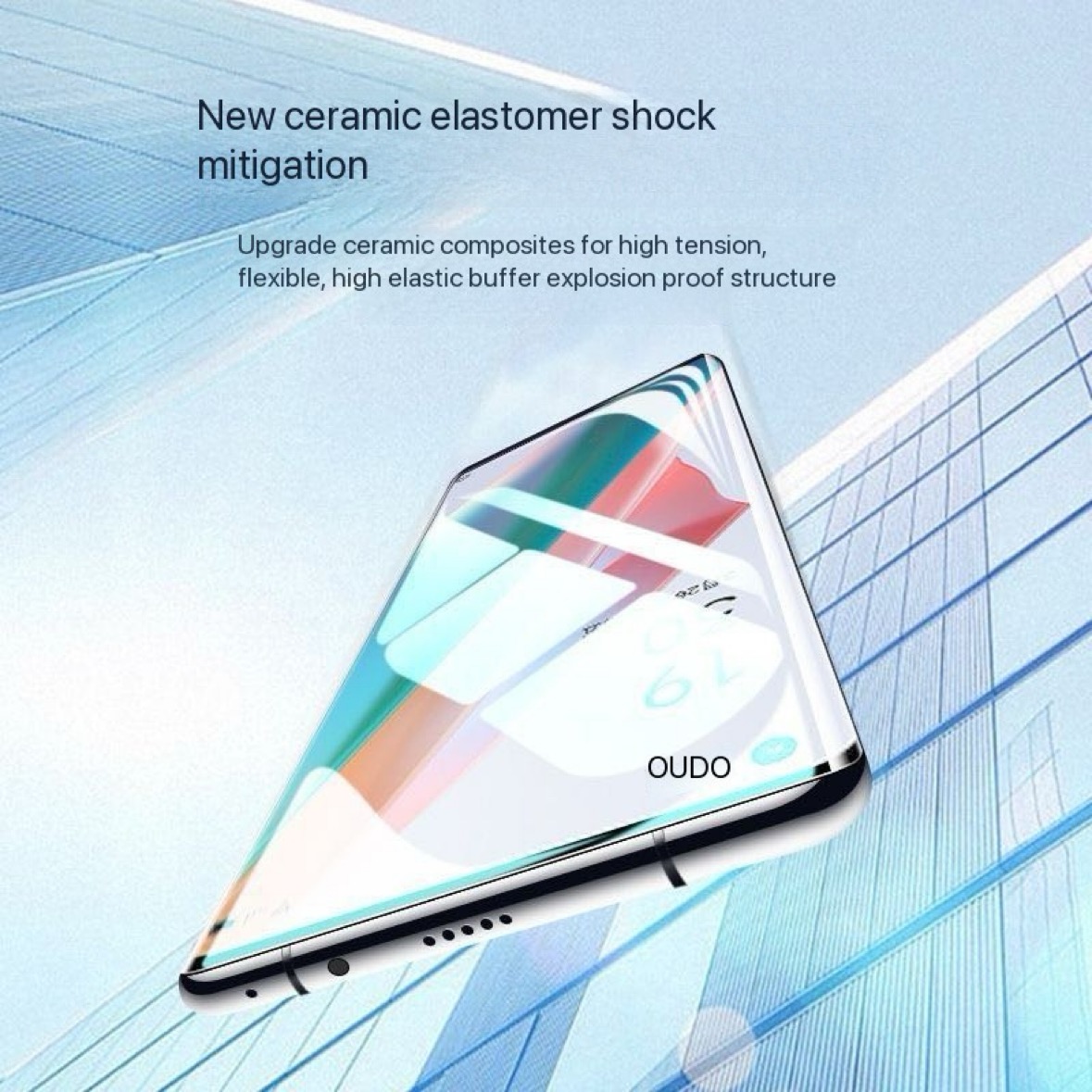 Protector de pantalla curvo 3D para OPPO Reno 14 Pro + Reno 13 12 11 10 9 8 7 6 5 4 3 Pro plus reparación de vidrio no templado antiarañazos