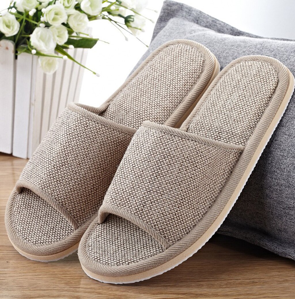 Womens Mens Unisex Winter Pure Color Couples Casual Soft Plush Home Slippers Indoor Floor Bedroom Flat Shoes Sandals: Gray / 37