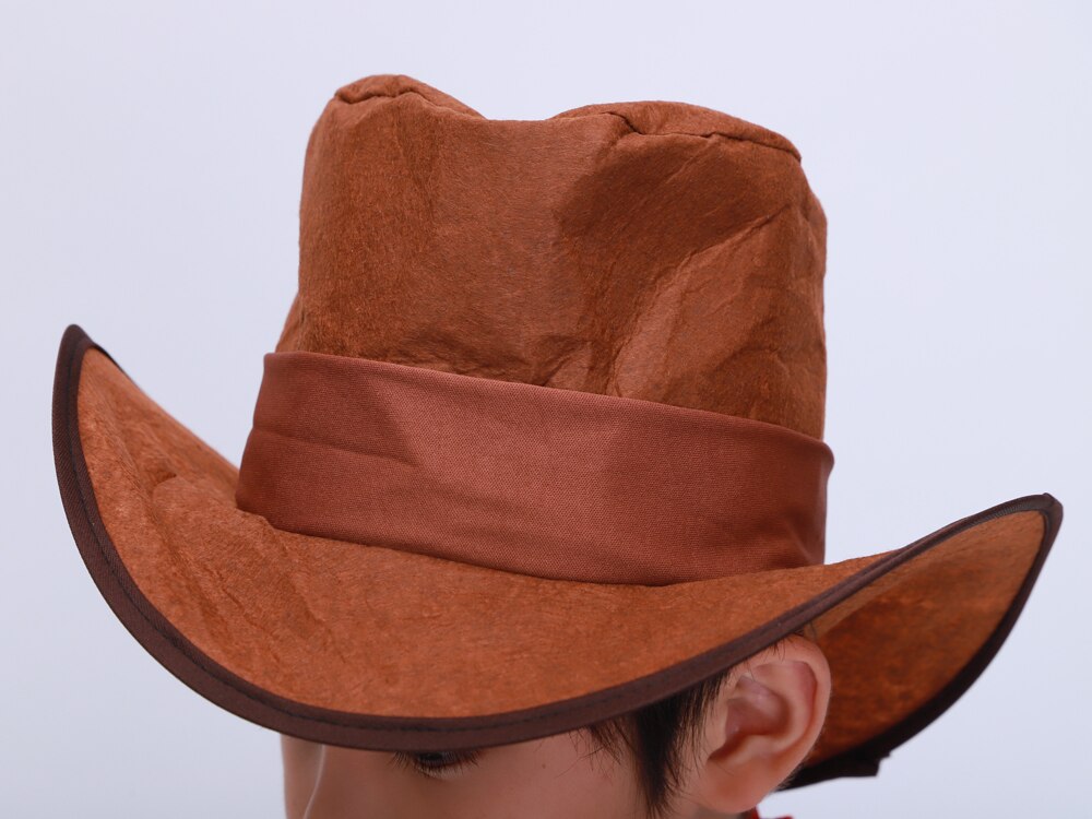 Umorden børn barn vest cowboy kostume cowgirl cosplay vest hat tørklæde 3 stk sæt halloween purim fest fantasia dress up