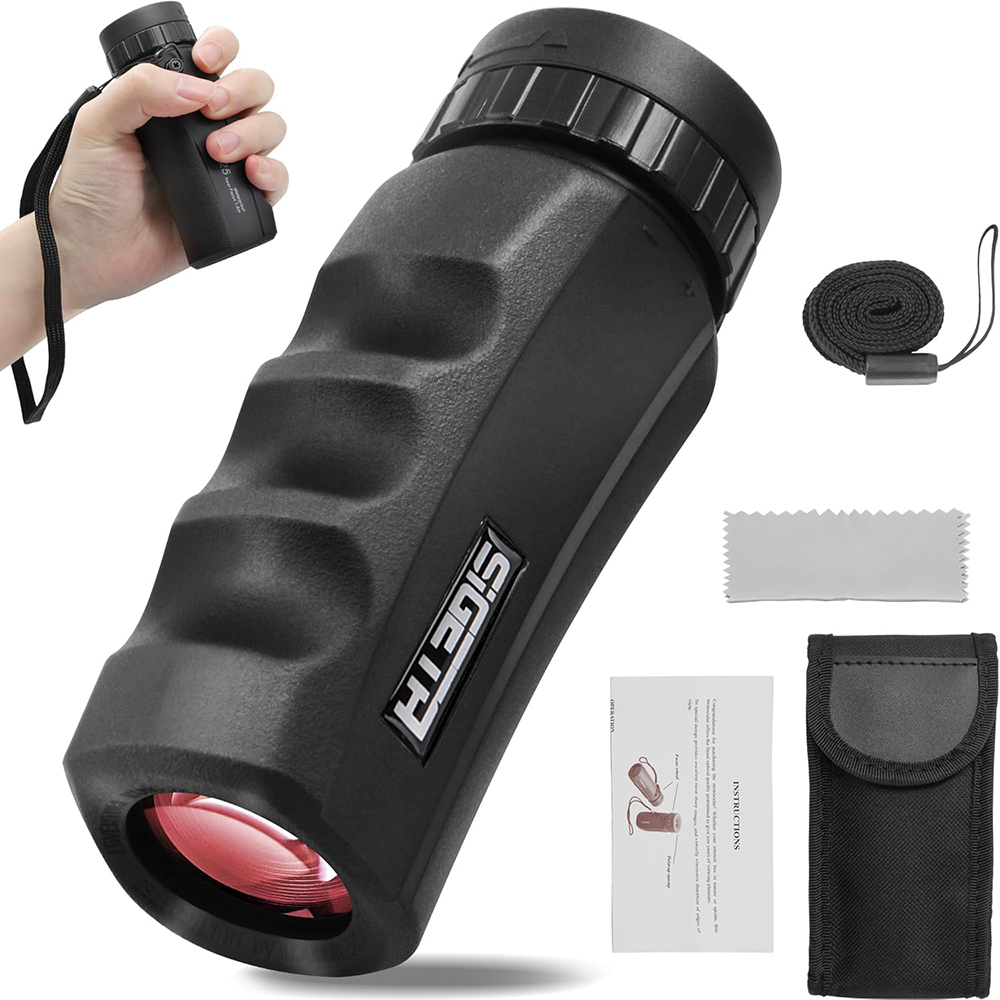 Telescopio de alta definición Monocular 8x25 mini bolsillo al aire libre impermeable Monocular compacto campamento de caza de aves Senderismo: Default Title