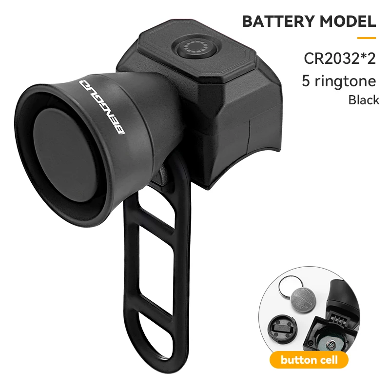 Fahrradhupe Mountainbike Mini USB Ladung Wasserdichte elektronische Fahrradklingel Reitausrügestochen freundlicher Rolle Zubehör: violett