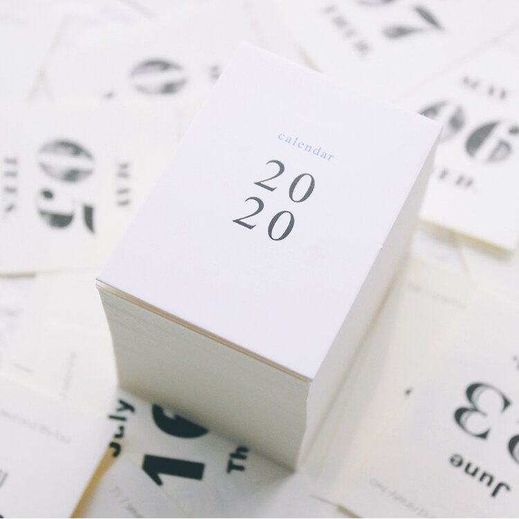 Mood tape Pocket Calendar Mini Calendar Mood and Grandado