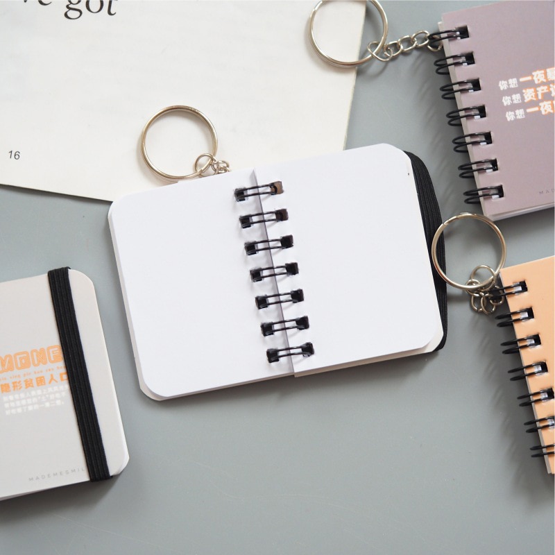 Mini Small Pocket Cute & Kawaii Notebook Coil Paper Notepad Dialy Books for School Office Supplise Stationery