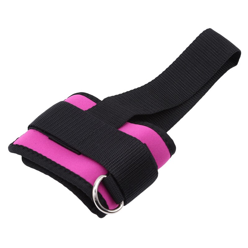 Nouvelle cuisse jambe cheville poignets puissance poids levage Fitness corde musculation résistance bande d-ring cheville sangle boucle gymnastique: rose red