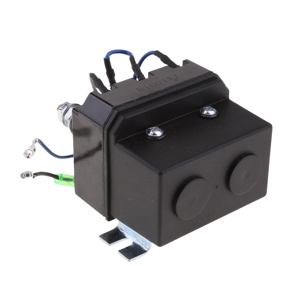 Cabrestante de 12V de CC de alta resistencia, relé de solenoide de marcha atrás, Contactor 200A ATV, cabrestante de camión, interruptor de pulgar basculante