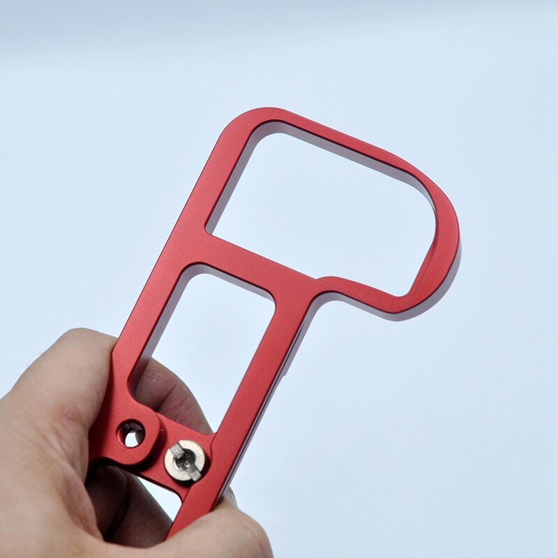 Fixation rapide L support de support poignée pour Nikon Z6 Z7 caméra Arca suisse Rrs Compatible carte verticale (rouge)