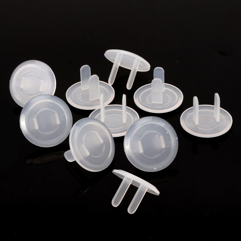 10Pcs Us Kind Veiligheid Stopcontact Cover Pluggen Voor Stopcontact Guard Bescherming Baby Anti Elektrische Shock Draaien Protector