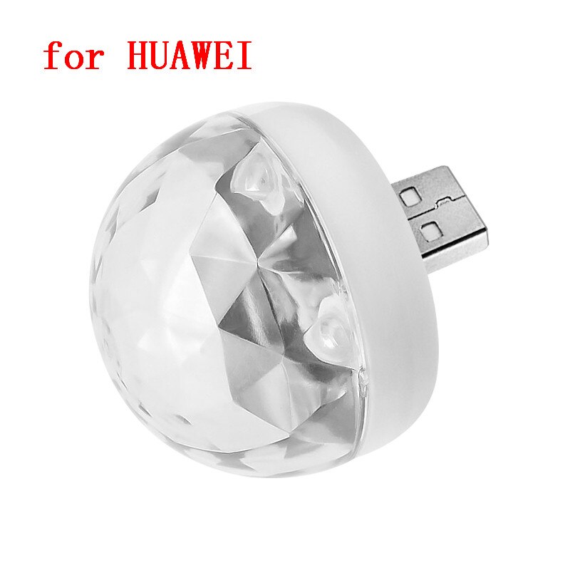 Lumière USB Portable pour moto, voiture, téléphone Portable, lumières Disco, scène, réunion de famille, boule magique, fête, Club, lampe automobile: 09