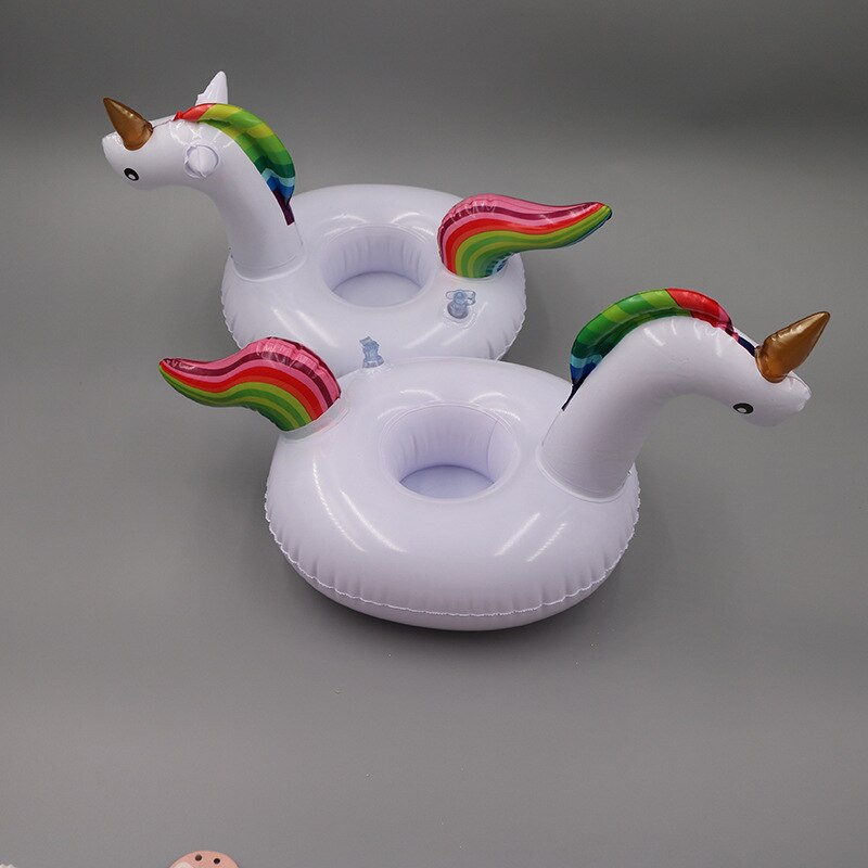 33*18 centimetri Gonfiabile unicorno sottobicchiere Giocattoli per I Bambini Adulti Forniture Spiaggia Divertimento tutto'aria Aperta Piscina di Nuotata Giocattoli spiaggia festa proprietà Giocattolo