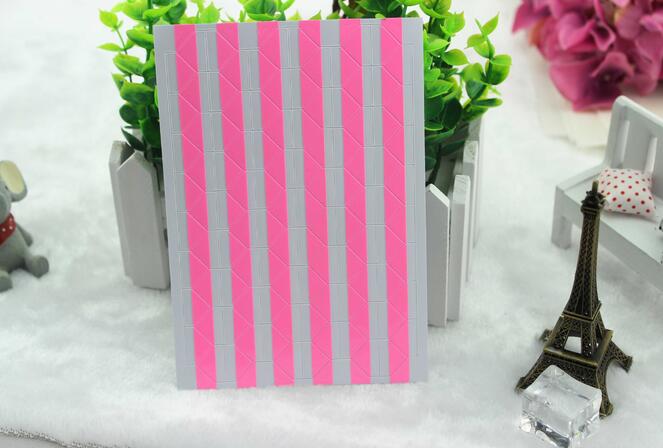 25 kpl tee itse valokuva-albumi leikekirjan kulmatarra pvc värikäs paperi kulmatarra kehys kuva koristelu 18 väriä: Valkoinen vaaleanpunainen