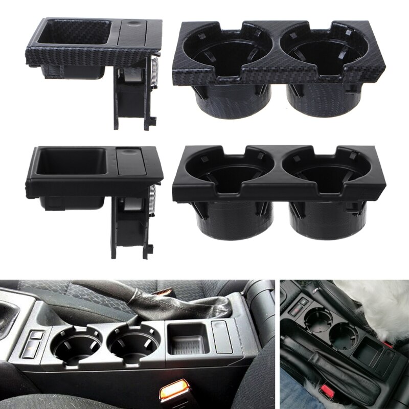 Conteneurs de porte-gobelets de bouteille de boisson de Console centrale avant pour BMW E46 série 3 270E