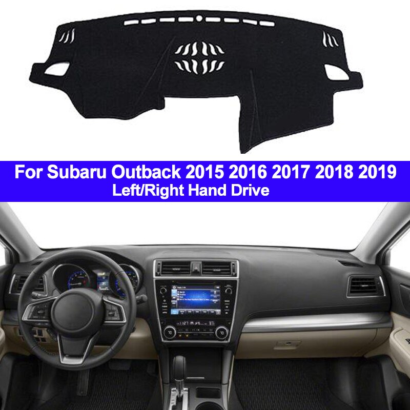 2 Layers Car Inner Dashboard Cover Cape For Subaru Outback Dashmat Pad Carpet Dash Mat Sun Shade Pad