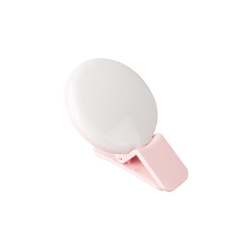 Portatile Selfie Flash Led di Clip-On Del Telefono Mobile Selfie 3 Regolabile Luce di Notte Migliorare La Luce di Riempimento di Bellezza Auto- timer Della Lampada: Colore rosa