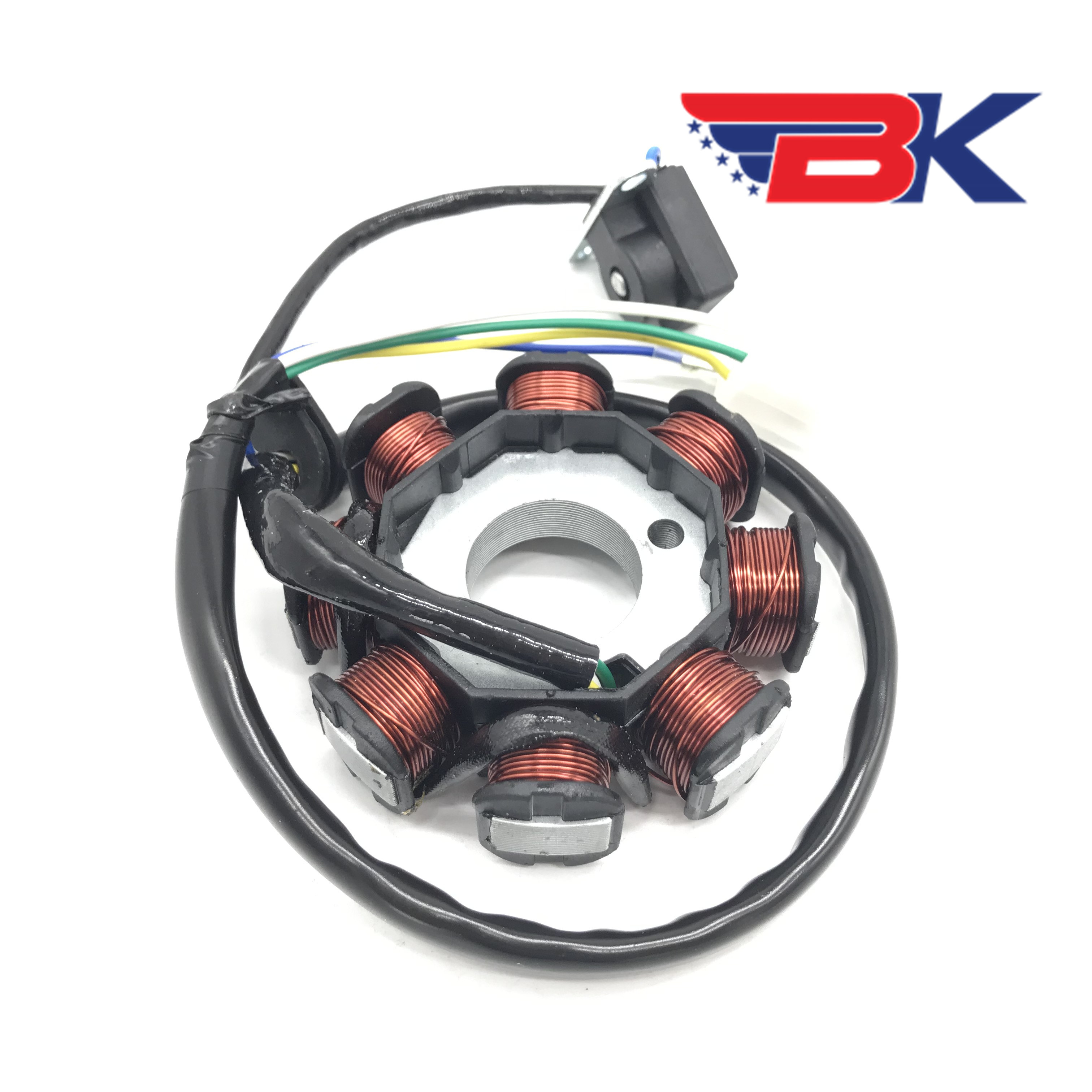 Dc magneto staattori  gy6 50cc 8 kelaa kiinalainen moposkootteri roketa jonway znen taotao