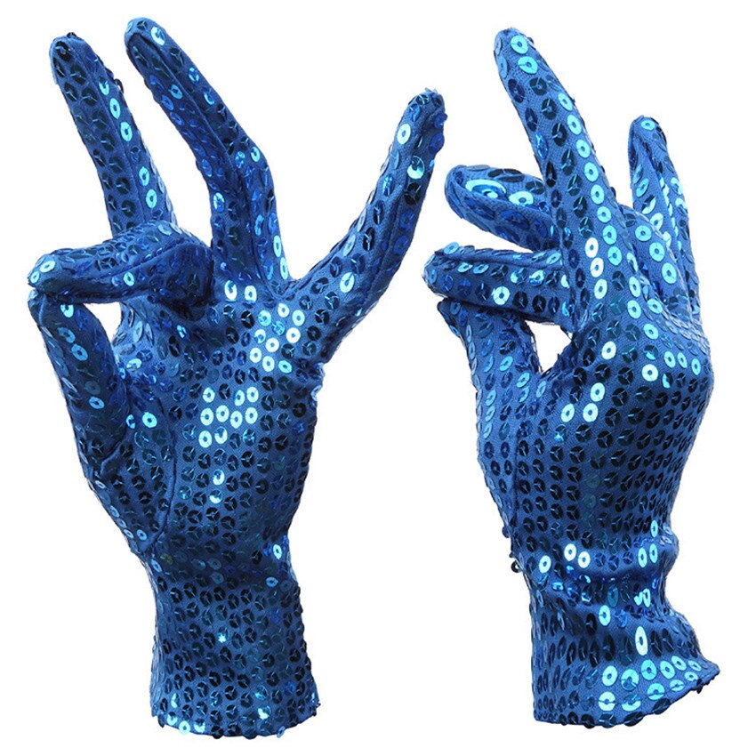 Gants à paillettes pour femmes | De , gants scintillants de poignet de Festival, mitaines de danse pour fête de noël, gants unisexes pour hommes et femmes, gants à main: C