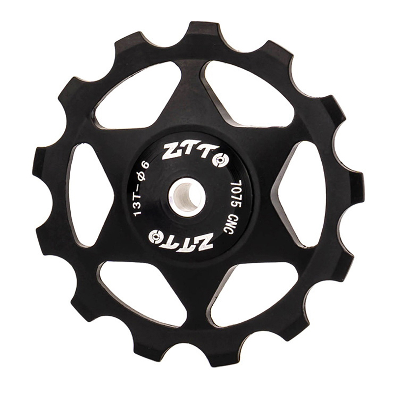 Bicycle Rear Derailleur Jockey Wheel 13T Aluminum Alloy Sealed Bearing Pulley AL7075 CNC Road Bike Guide Roller Idler 4/5/6MM: Yellow