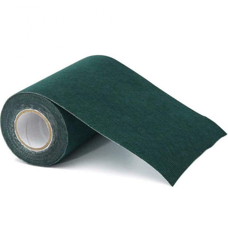 5 mx 15cm gør-det-selv kunstgræs fugebånd selvklæbende udendørs have grøn syntetisk græsplæne tæppe græs fuge sammenføjning tape: 15 cm x 10m
