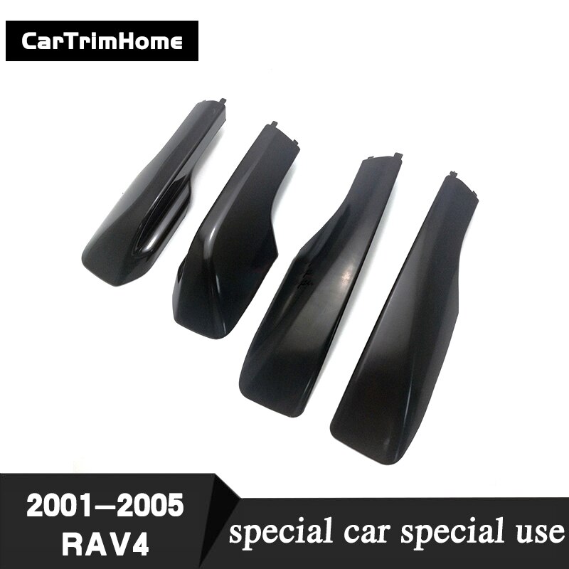 RAV4 4-Piece Black Roof Rail End Cover Set For Toyota RAV4 XA30 2006 2012 Plastic Direct K 556867 - Foto 2