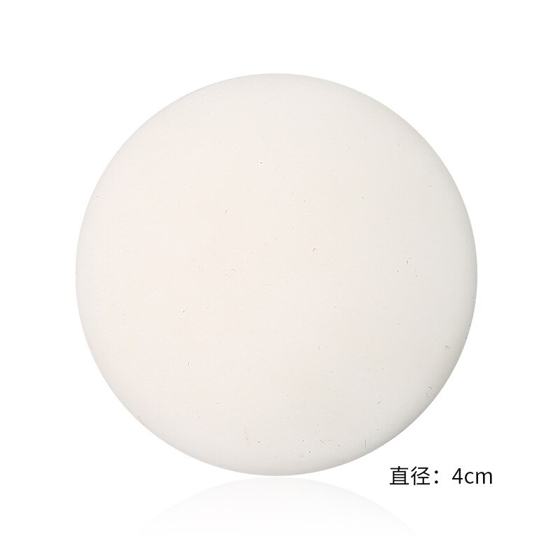 Butoir de porte en silicone directe 4 styles, protection murale, anti-choc, protection contre les chocs, protection de poignée de porte en silicone: White