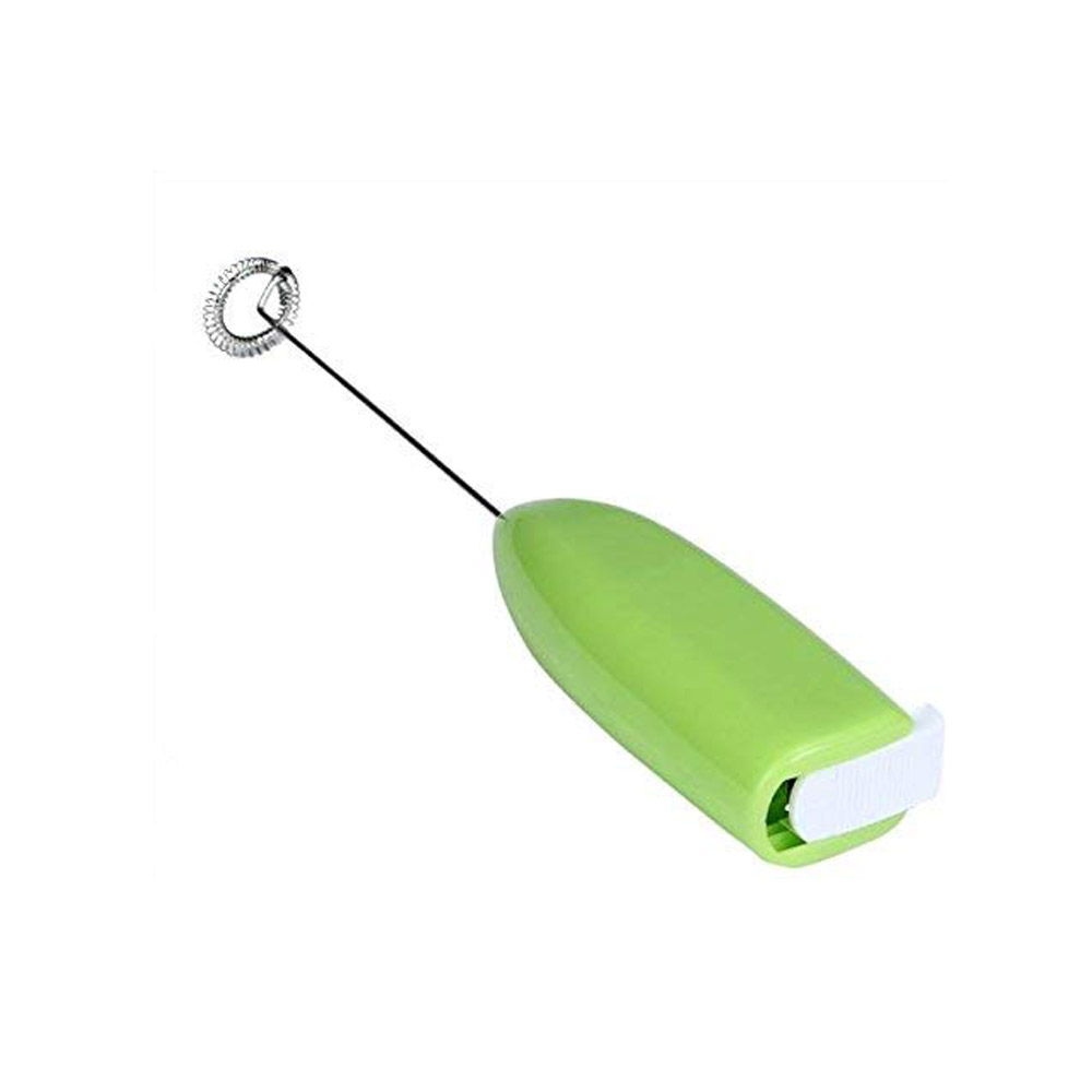 Batidor eléctrico para bebidas, batidor de café, Espumador de leche, batidora mexclador agitador de huevos, batidor eléctrico de Mini Mango, utensilios de cocina: green