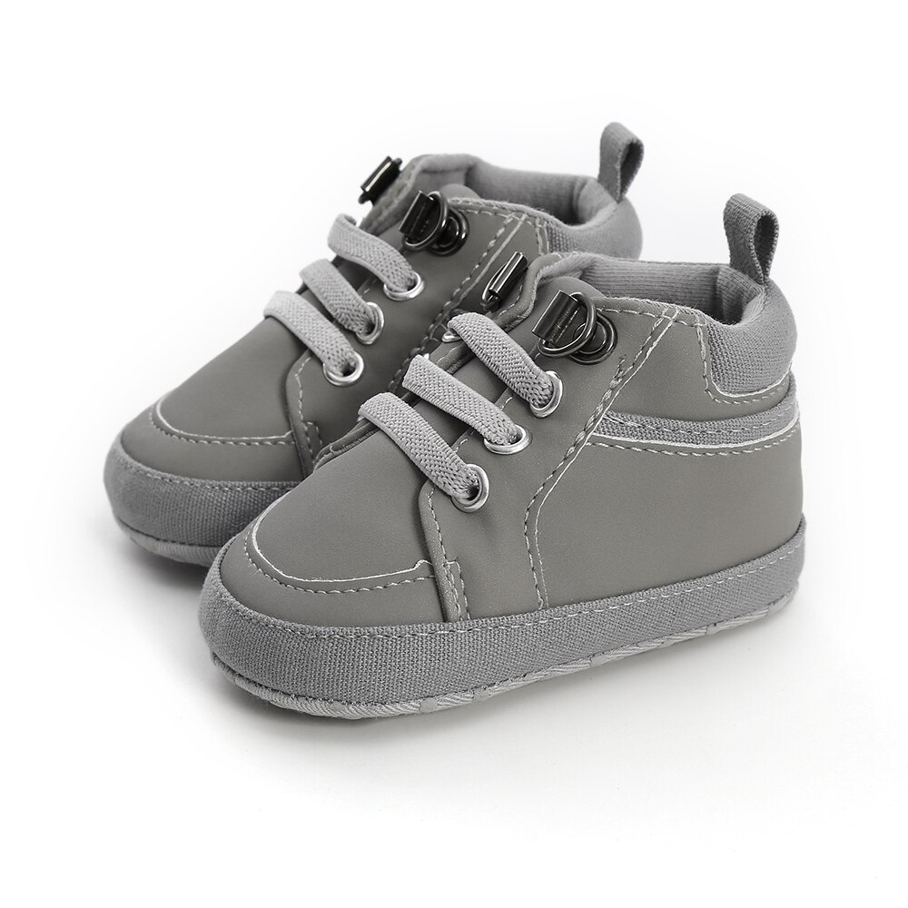 Goocheer Winter schuhe Kleinkind Baby Junge Mädchen Weiche Sohle Krippe Nicht-Unterhose Schuhe Sneaker 0-18 Monate warme weiche Baby schuhe erste Wanderer: Grau / 12