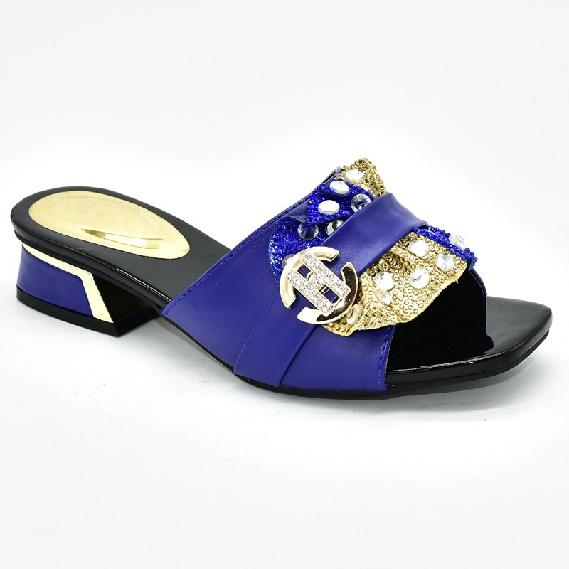 Nigerian Women Sandal Italian Style Slingbacks African Women Slippers Luxury Shoes Women