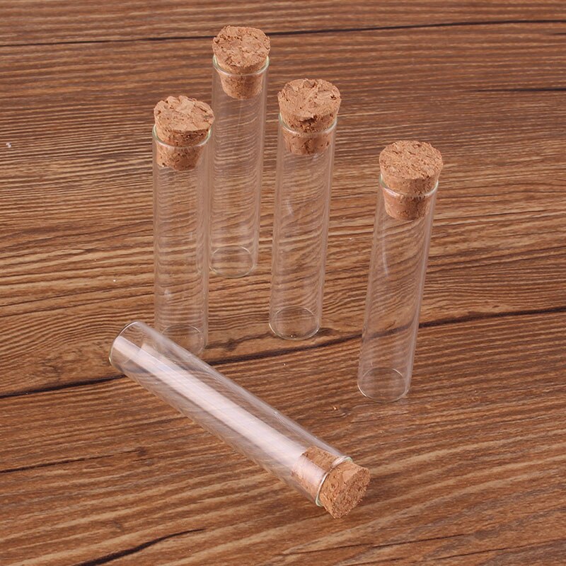 100 stücke 12*60mm 4 ml Mini Glas Reagenzglas mit Korken Flaschen Gläser Fläschchen Behälter DIY handwerk