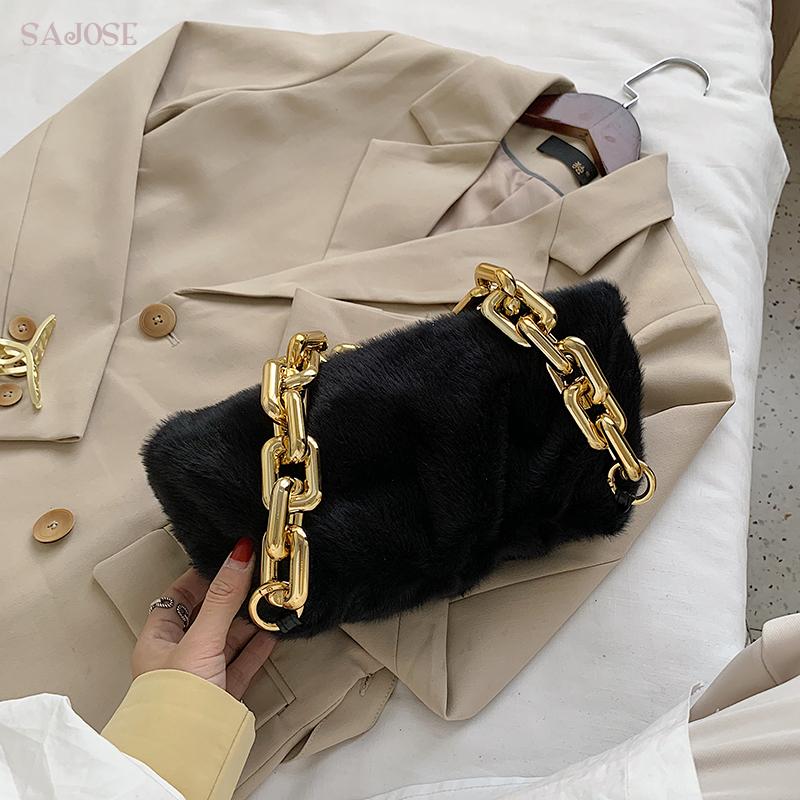 Bolso de mano de piel falsa para mujer, bolsa de mano femenina de , Estilo clásico