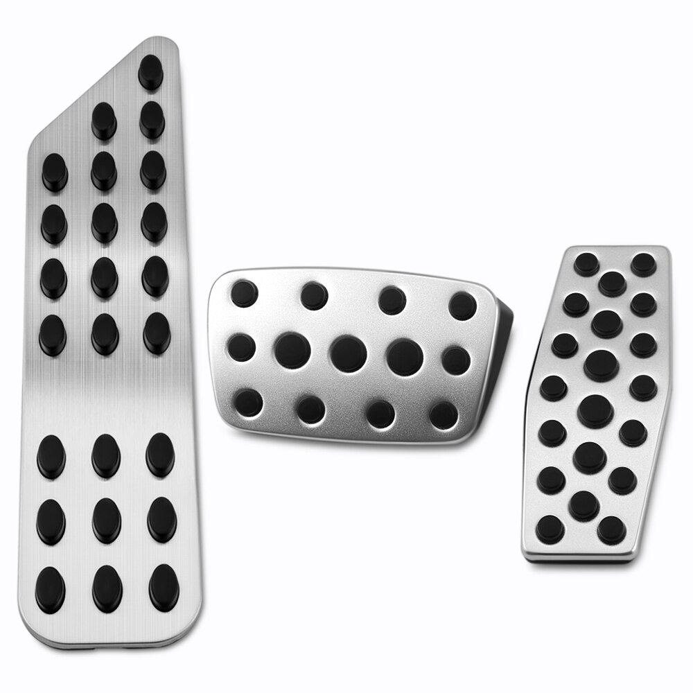 Aluminiumlegering bilstödspedal gaspedalskydd bromspedaler för chevrolet cruze för vauxhall opel astra insignia: At 3 st