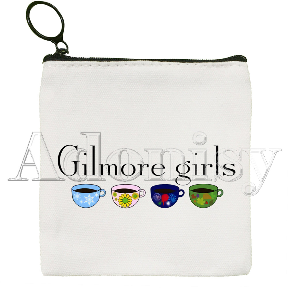 Gilmore Mädchen Koreanischen Stil Cartoon Gedruckt Leinwand Tasche Leinwand Einfache und Modische Lagerung Tasche