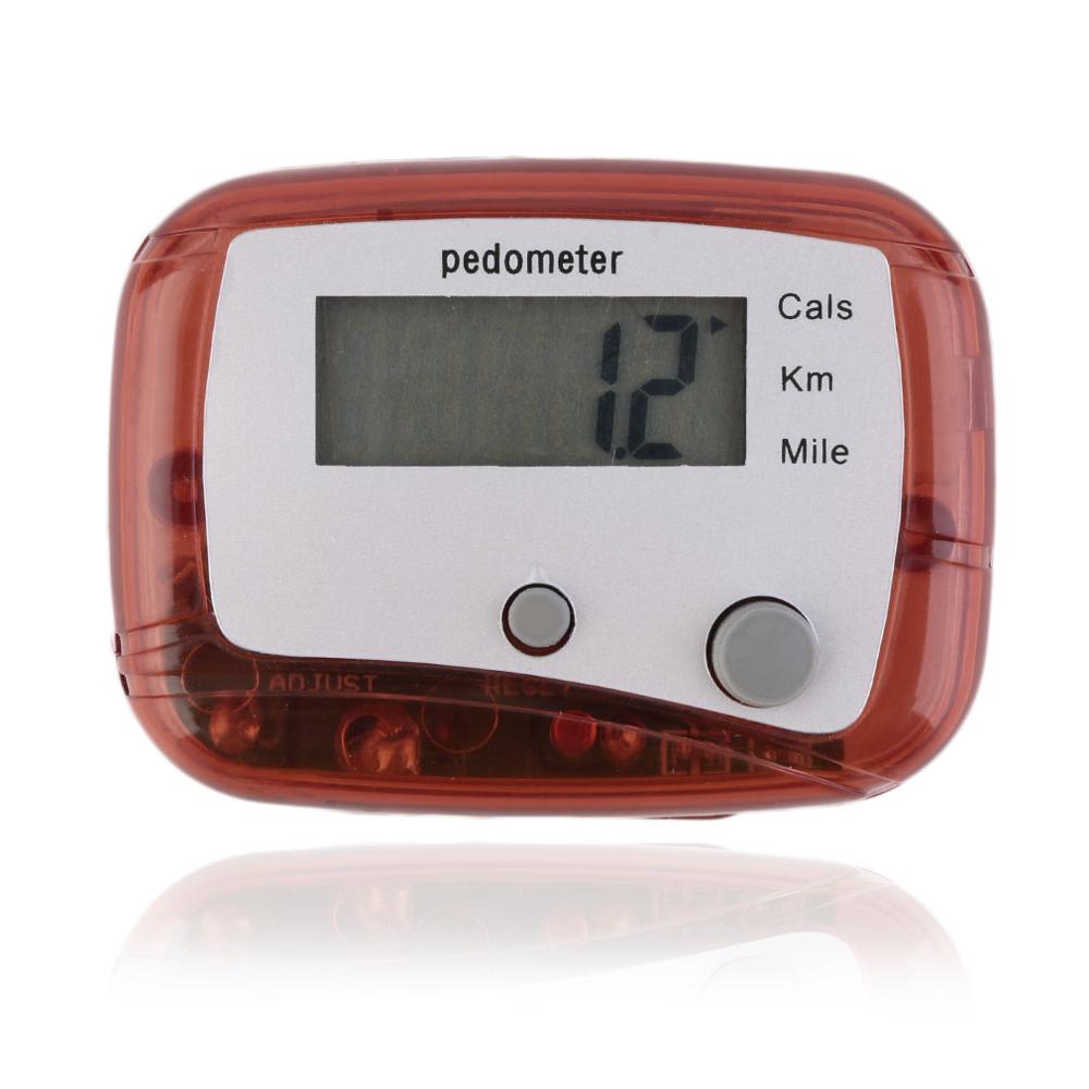 TSAI Mini Digital LCD Run Step Pedometer Walking Distance Counter Lightweight Belt Clip Pedometer: Default Title