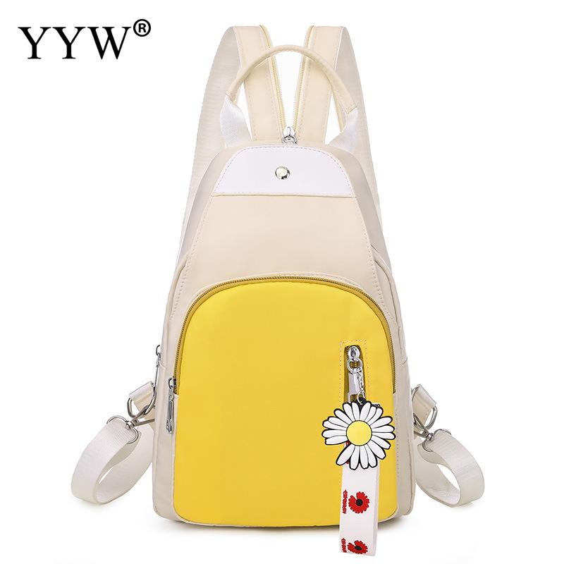 Rugzak Vrouwelijke School Rugzak Vrouwen Rugzak Schooltas Voor Tiener Meisjes Bagpack Dames Sac A Dos Rugzak Vrouwen Rugzak: style 2 yellow