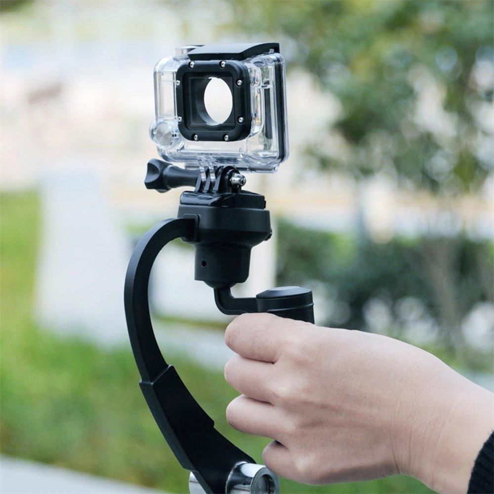 Stabilisateur gyroscopique à inertie 3 axes pour caméra d'action flash Mini Support de bâton de Selfie vidéo portable pour caméscopes GoPro