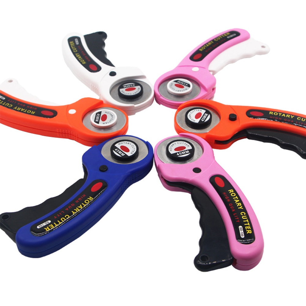 Leder Handwerk rotierend Cutter Leder Schneiden Werkzeug Stoff Cutter Rund Klinge DIY Patchwork NäHenne Quilten passen Olfa schneiden 45mm