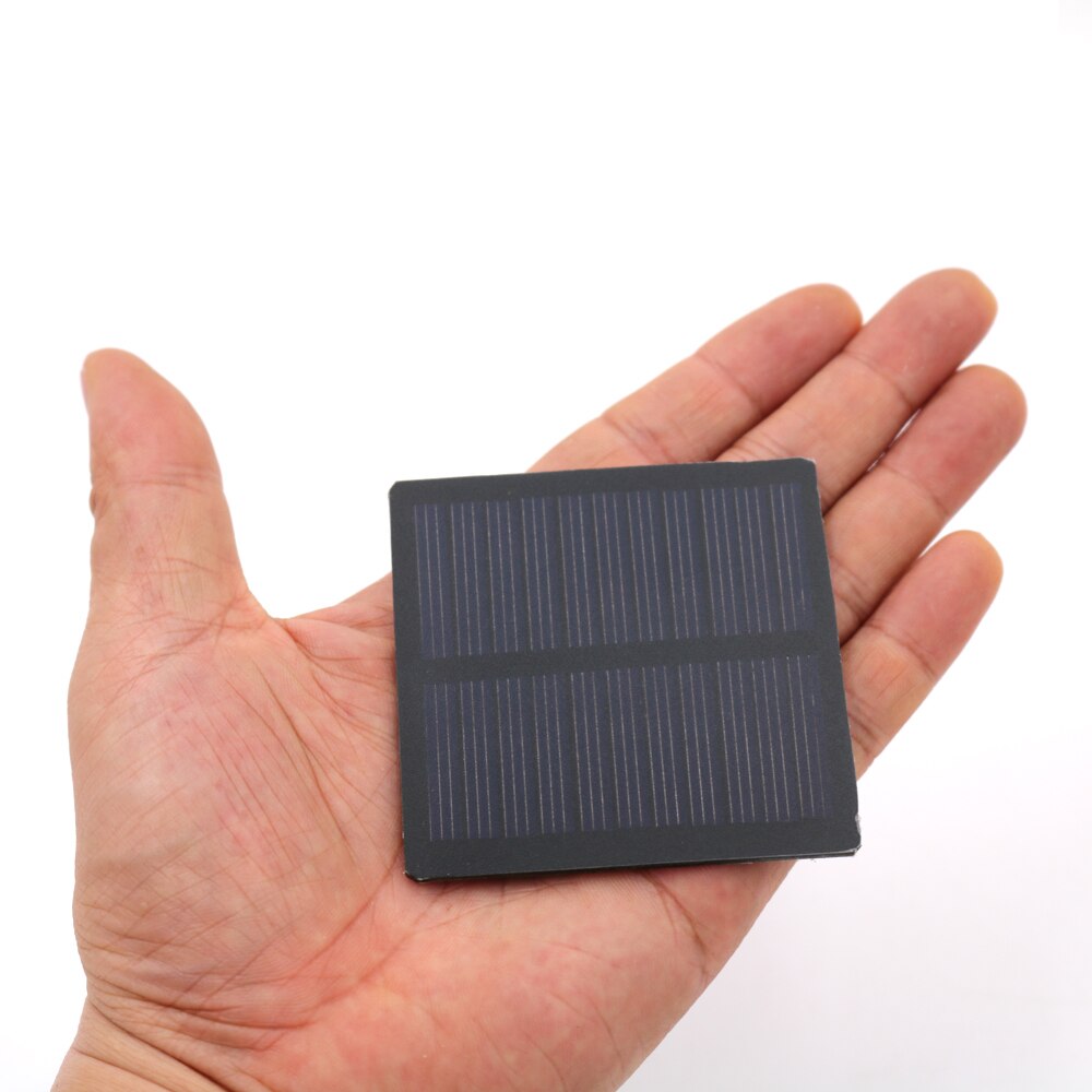 2PCS/LOT 5.5 V DC 90mA 0.5 Watt Solar Panel Standard Polycrystalline